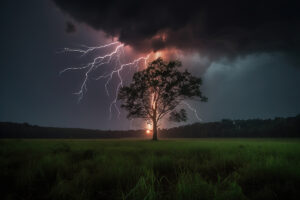 lightning storm